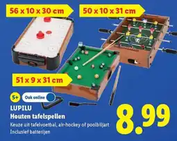 Lidl Lupilu Houten tafelspellen aanbieding