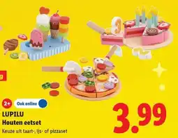 Lidl Lupilu Houten eetset aanbieding
