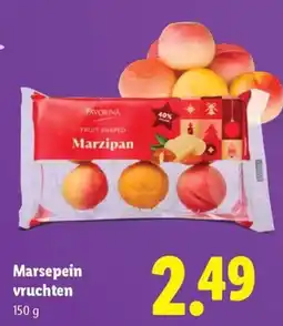 Lidl Favorina Marzipan vruchten aanbieding