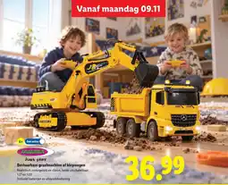 Lidl JAMARA Bestuurbare graafmachine of kiepwagen aanbieding