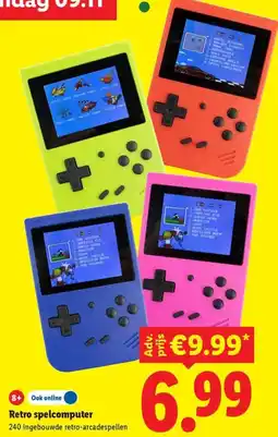 Lidl Retro spelcomputer aanbieding