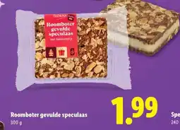 Lidl Favorina Roomboter gevulde speculaas aanbieding