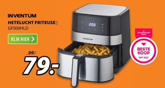 Expert Inventum hetelucht friteuse aanbieding