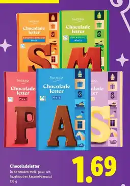 Lidl Favorina Chocoladeletter aanbieding