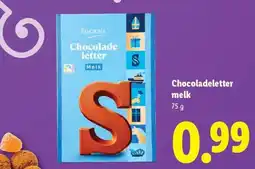 Lidl Favorina Chocoladeletter melk aanbieding