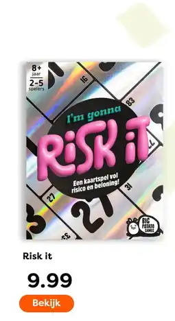 The Read Shop Big Potato Games Risk it aanbieding