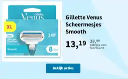 Plein.nl Gillette Venus Scheermesjes Smooth aanbieding
