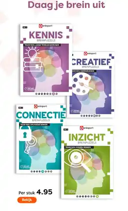 The Read Shop Denksport Kennis breinpuzzels aanbieding