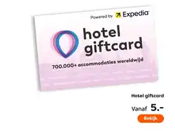 The Read Shop Expedia hotel giftcard aanbieding