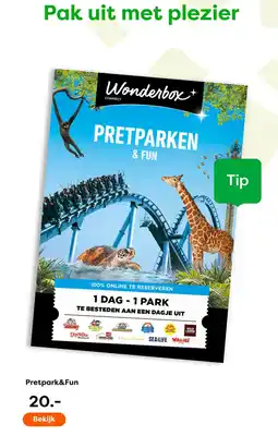 The Read Shop Wonderbox Pretparken & Fun aanbieding
