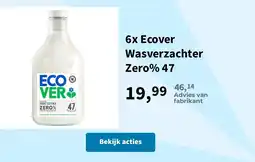 Plein.nl Ecover Wasverzachter Zero% 47 aanbieding