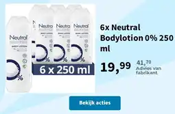 Plein.nl Neutral Bodylotion 0% aanbieding