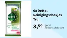 Plein.nl Dettol Reinigingsdoekjes Tru aanbieding