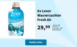 Plein.nl Lenor Wasverzachter Fresh Air aanbieding