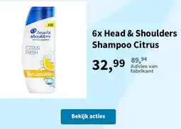 Plein.nl Head & Shoulders Shampoo Citrus aanbieding