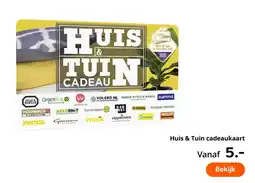 The Read Shop Huis & Tuin cadeaukaart aanbieding