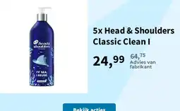 Plein.nl Head & Shoulders Classic Clean I aanbieding
