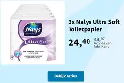 Plein.nl Nalys Ultra Soft Toilet papier aanbieding