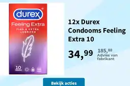 Plein.nl Durex Condoms Feeling Extra 10 aanbieding