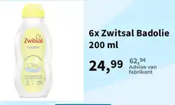 Plein.nl Zwitsal badolie aanbieding