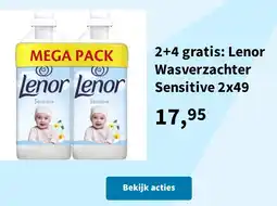 Plein.nl Lenor Wasverzachter Sensitive aanbieding