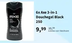 Plein.nl Axe 3-in-1 Douchegeel Black aanbieding