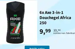 Plein.nl Axe 3-in-1 Douchegeel Africa aanbieding