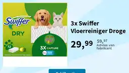 Plein.nl Swiffer Vloerreiniger Droge aanbieding