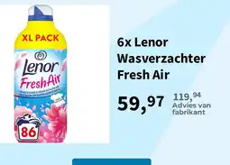 Plein.nl Lenor Wasverzachter Fresh Air aanbieding