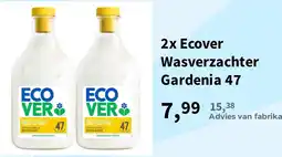 Plein.nl Ecover Wasverzachter Gardenia 47 aanbieding