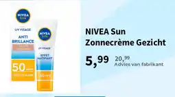 Plein.nl NIVEA Sun Zonnecrème Gezicht aanbieding