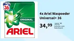 Plein.nl Ariel Waspoeder Universal+ 36 aanbieding