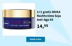 Plein.nl NIVEA VITAL SOJA ANTI-AGE NACHTCRÈME aanbieding