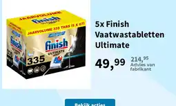 Plein.nl Finish vaatwastabletten ultimate aanbieding