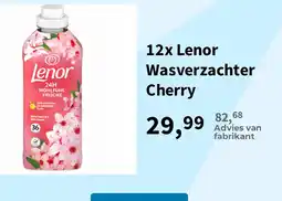 Plein.nl Lenor Wasverzachter Cherry aanbieding