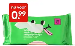 HEMA milde hand- en gezichts-reinigingsdoekjes aanbieding