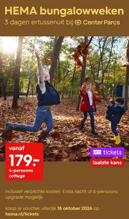 HEMA Hema Bungalowweken aanbieding