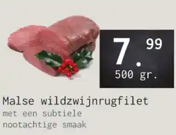 Naanhof Malse wildzwijnrugfilet aanbieding