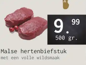 Malse hertenbiefstuk