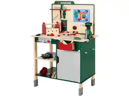 Lidl LUPILU Houten speelgoed werkbank, met accessoires, in Parkside -design aanbieding