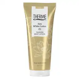 Trekpleister Therme Zen White Lotus Tanning Bodylotion aanbieding