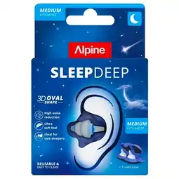 Trekpleister Alpine SleepDeep Medium Oordoppen aanbieding