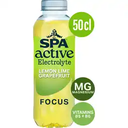 Jumbo SPA Active Electrolyte Lemon Lime Grapefruit 50 cl aanbieding