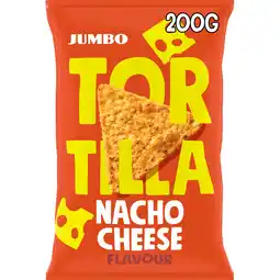 Jumbo Jumbo Tortilla Nacho Cheese Flavour 200 g aanbieding