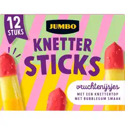 Jumbo Jumbo Knettersticks Vruchtenijsjes 12 Stuks aanbieding