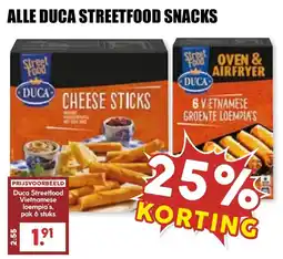De Boerenschuur Duca cheese sticks aanbieding