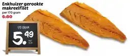 De Boerenschuur Enkhuizer gerookte makreelfilet aanbieding