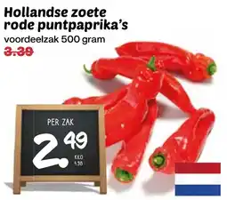 De Boerenschuur Hollandse zoete rode punt paprika's aanbieding