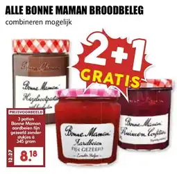 De Boerenschuur Bonne Maman broodbeleg aanbieding