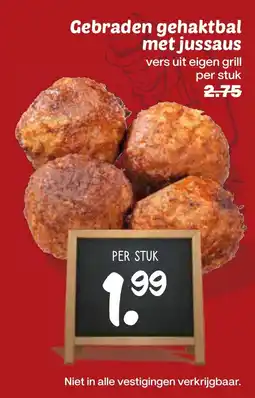 De Boerenschuur Gehaktbal met jussaus aanbieding